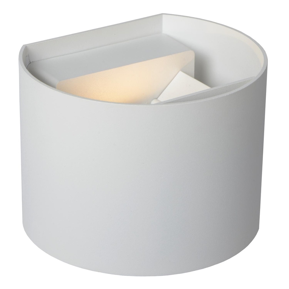 Lucide Vierkante wandspotAxi 2 x 3,5W IP54 wit - 69201/06/31